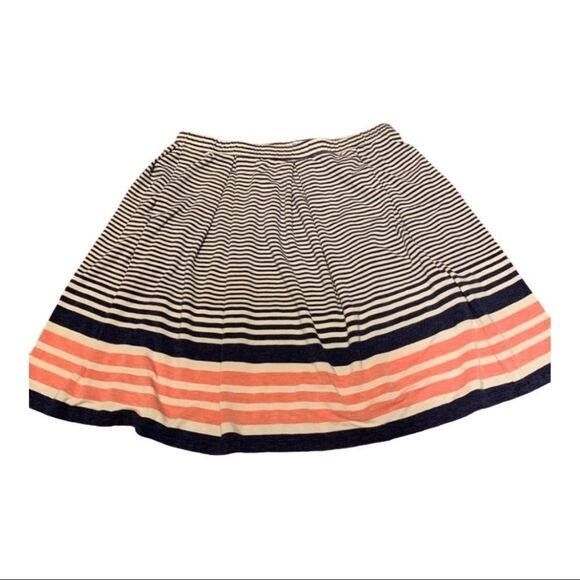 Max Studio Striped Summer Circle Skirt SMALL - Picture 1 of 3